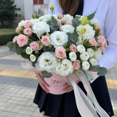 9. Композиция сборная «Школьный старт» в розовых тонах