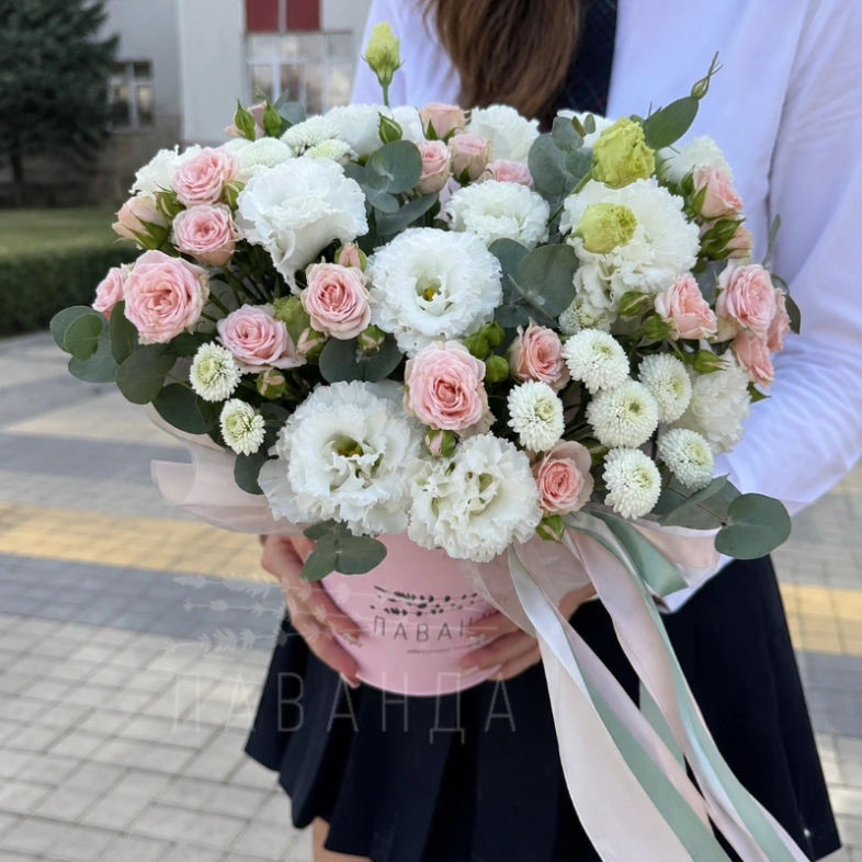 9. Композиция сборная &laquo;Школьный старт&raquo; в розовых тонах