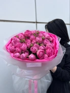 Пионовидная кустовая Роза малиновый щербет 0
