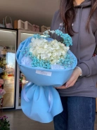 Букет комплимент с гортензией 0