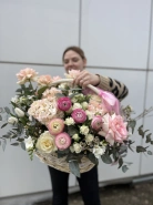 Большая Корзина с цветами 0